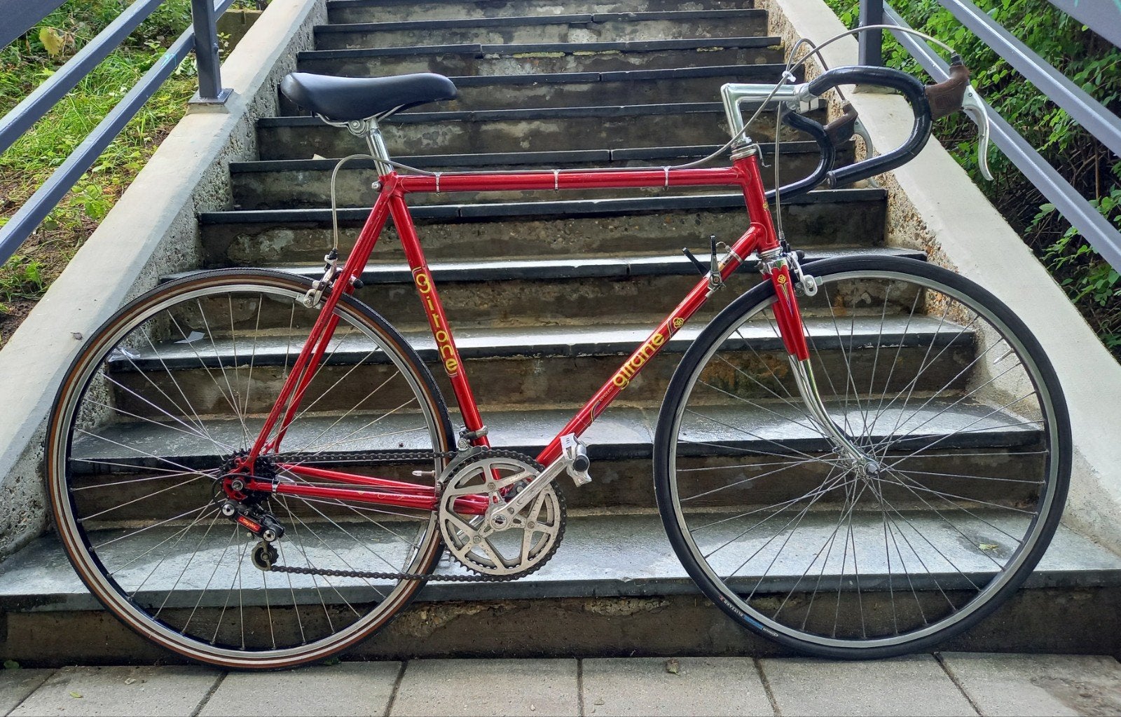 Klassieke racefiets # Gitane Racing Team, 28 inch, Gebruikt, Velgrem, 57 tot 61 cm
