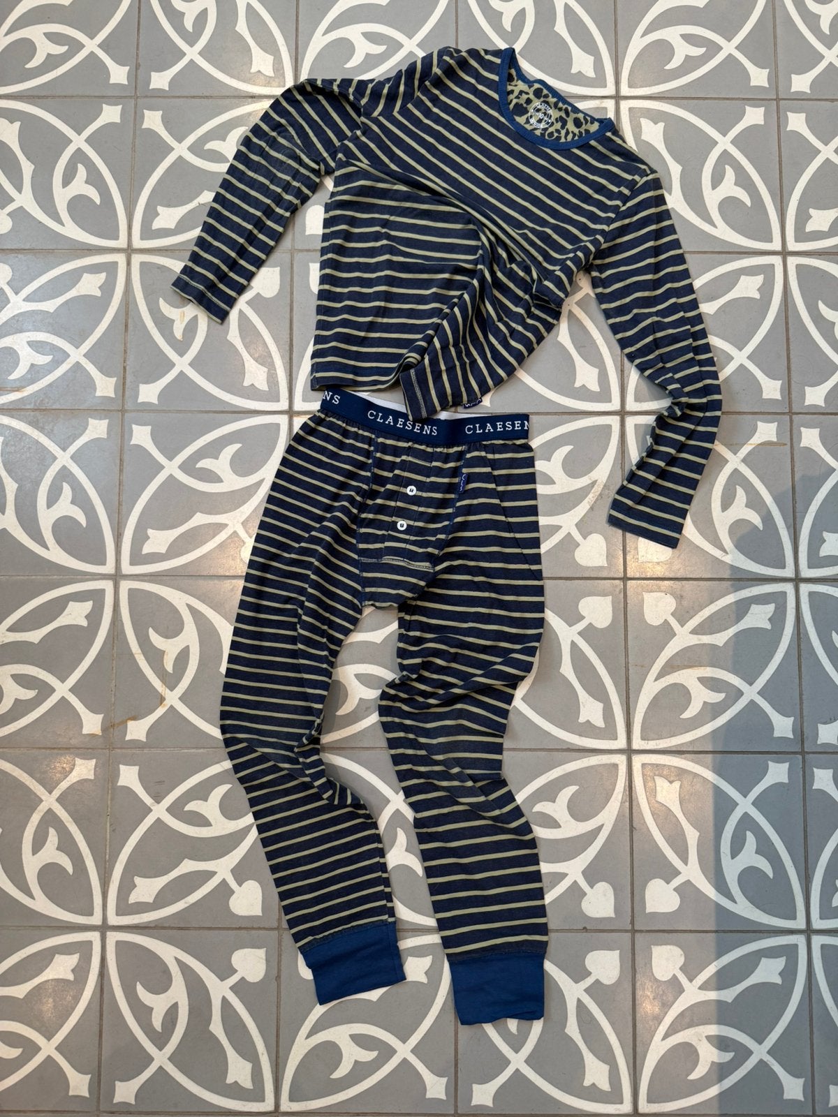 Pyjama claessens 140-146, Ophalen of Verzenden, Zo goed als nieuw, Jongen, Nacht- of Onderkleding