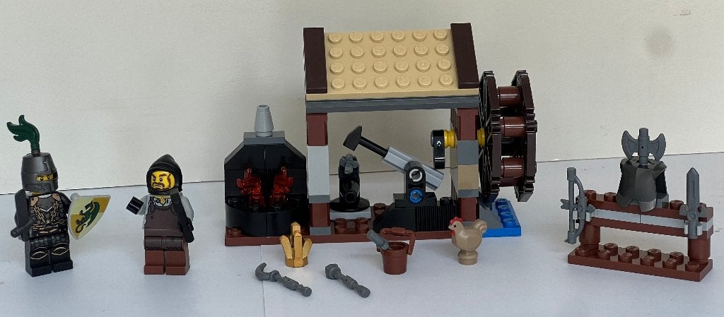Lego 6918 Blacksmith Attack / Castle / Kingdoms met doos, Lego, Ophalen of Verzenden, Zo goed als nieuw, Castle
