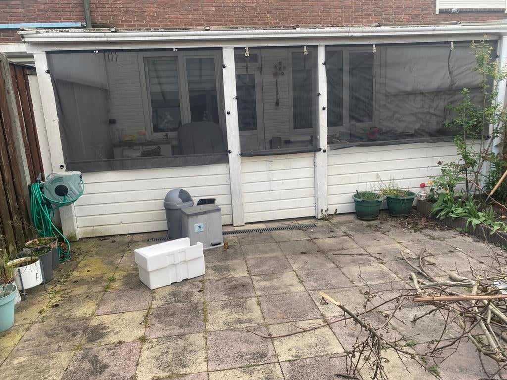 Houten afdak, Ophalen, Zo goed als nieuw, Veranda