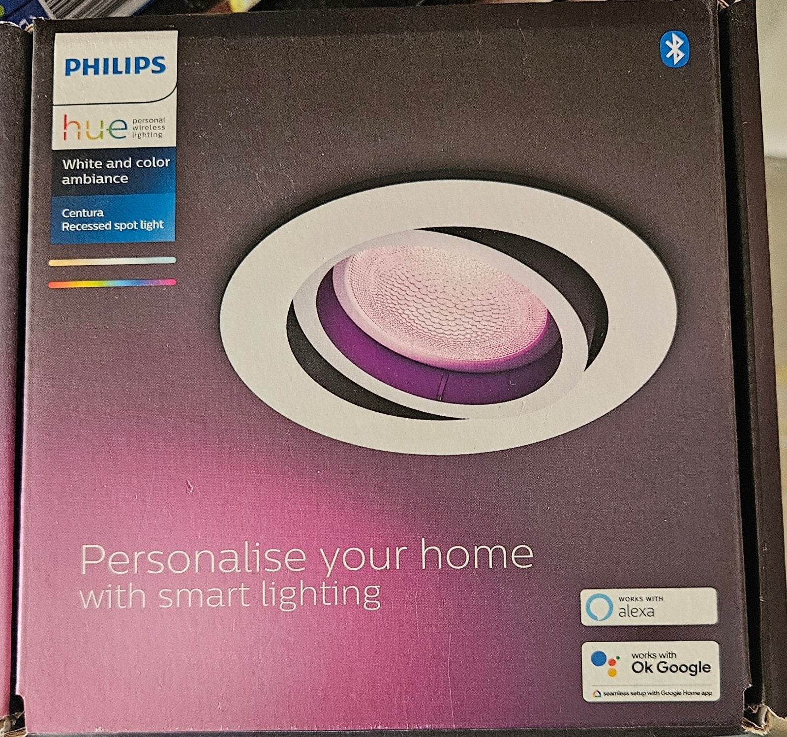 Philips Hue Centura Inbouwspot - Nieuw in doos, Led, Metaal of Aluminium, Nieuw, Ophalen of Verzenden