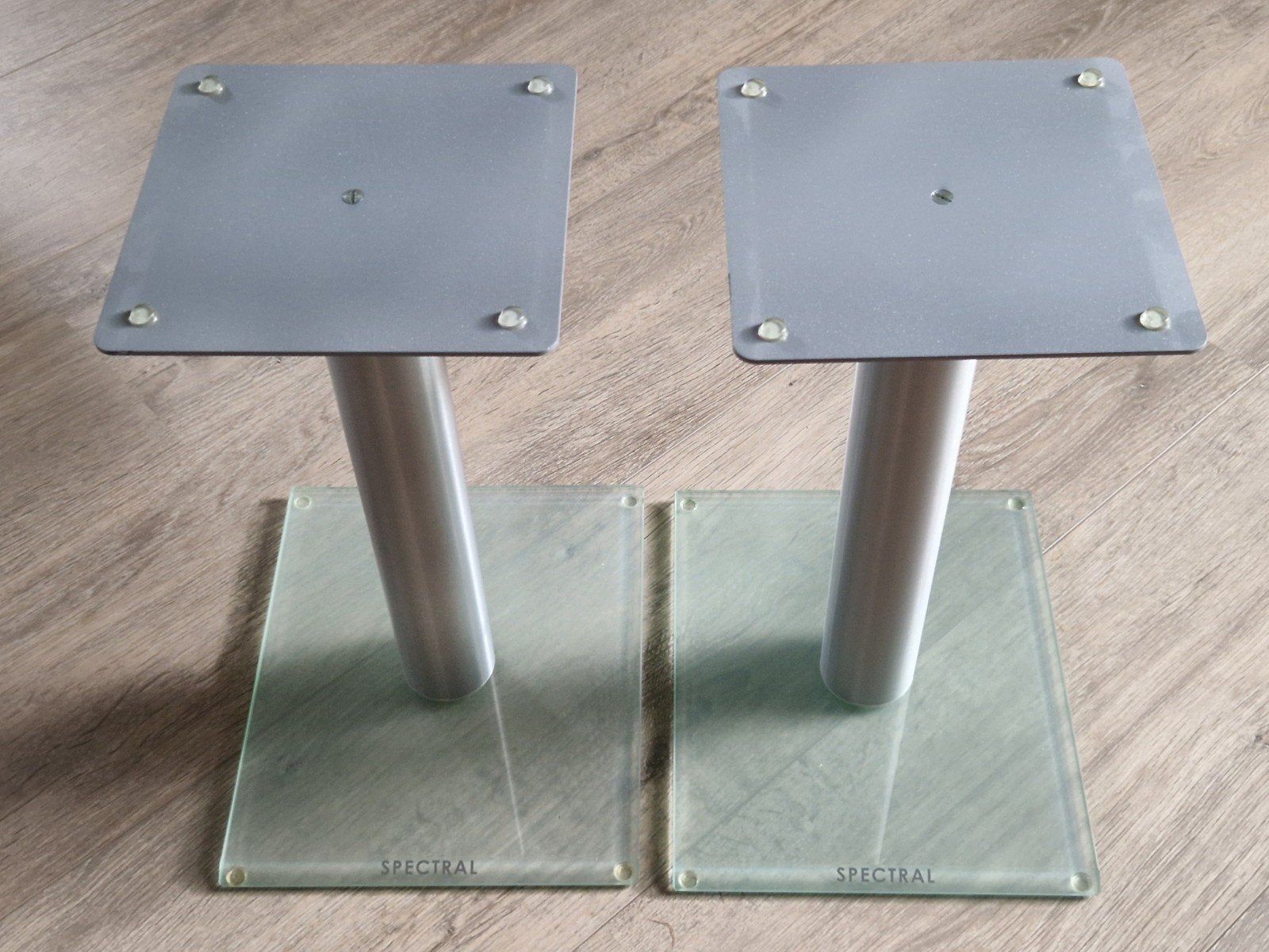 Spectral Audiobox Pilaren - Speakerstandaards (2 stuks), Gebruikt, Inclusief standaarden, Overige typen, Ophalen