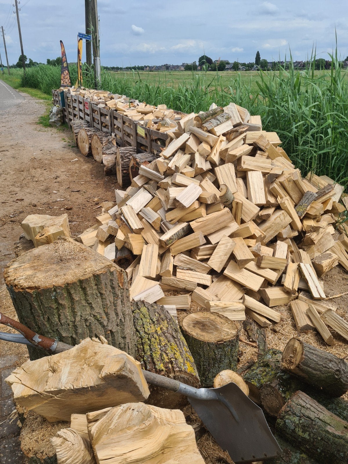 Haardhout, Tuin en Terras, Minder dan 3 m³, Ophalen of Verzenden