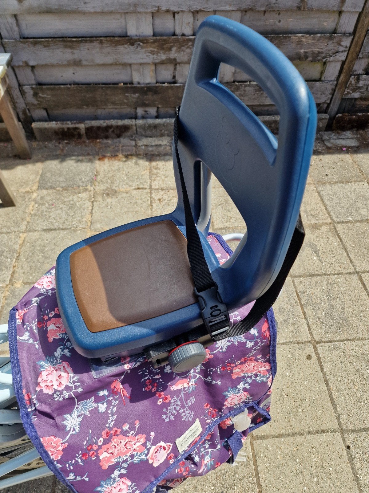 Qibbel Junior achterzitje blauw., Fietsen en Brommers, Achterzitje, 15 t/m 36 kg, Ophalen of Verzenden, Qibbel