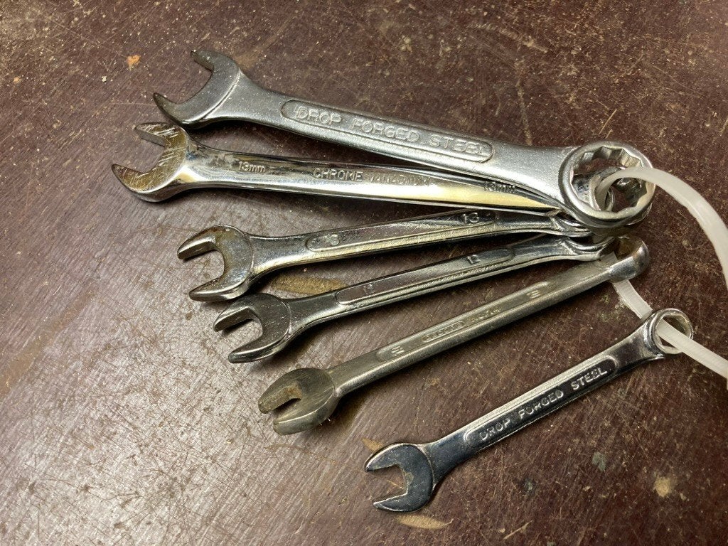Handgereedschap steeksleutel ringsleutel Drop-Forged-Steel6x, Ophalen of Verzenden, Zo goed als nieuw, Sleutel/ratel