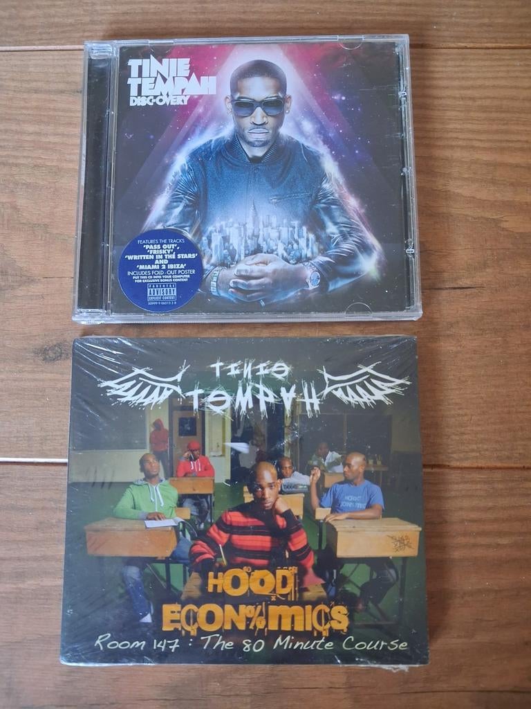 Tinie Tempah CD's: Disc-Overy & Hood Economics, Ophalen of Verzenden, Nieuw in verpakking
