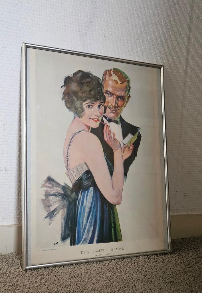 Reproductie Kay, Antiek en Kunst, Kunst | Schilderijen | Klassiek, Ophalen of Verzenden