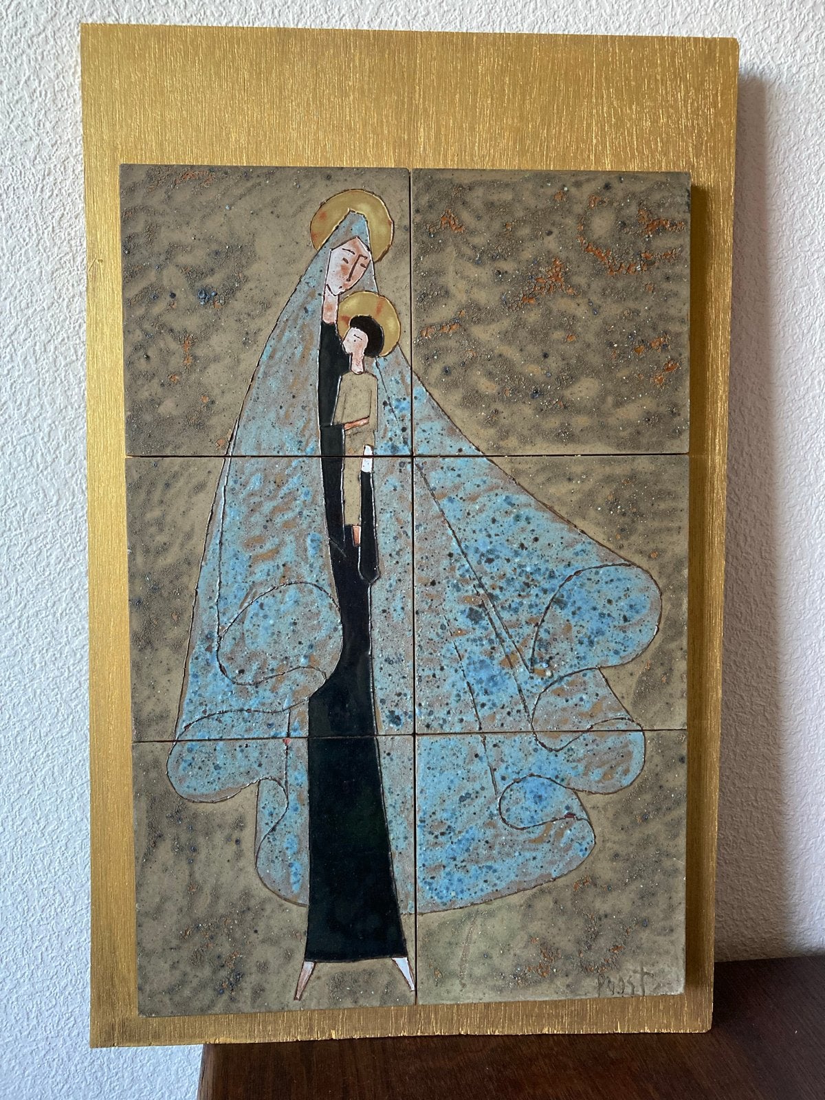 Keramisch wandpaneel van Pierre Oosterlinck (1950-1970), Ophalen of Verzenden