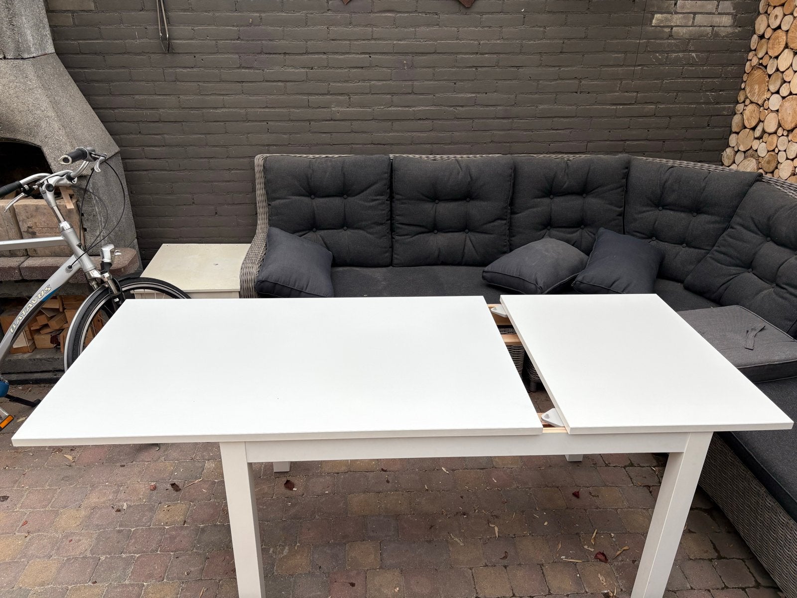 Uitschuifbare eettafel IKEA - 130-190 cm lang
