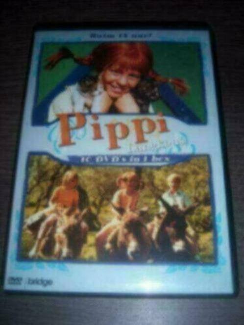 Pippi Langkous unieke 10 dvd's in 1 box in goede staat, Cd's en Dvd's, Dvd's | Kinderen en Jeugd, Avontuur, Verzenden, Alle leeftijden