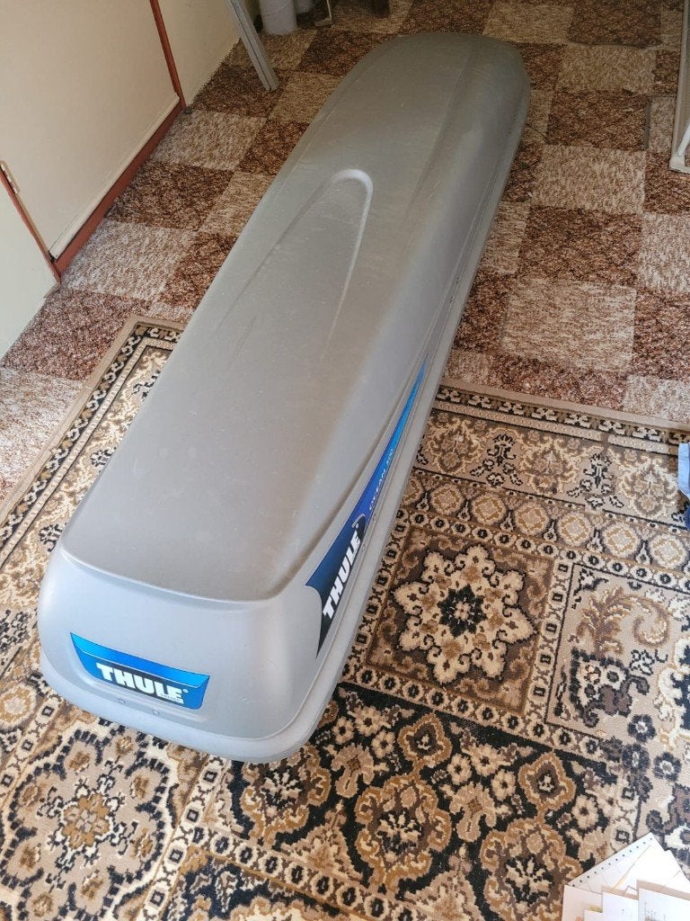 Thule Ocean 500 dakkoffer + dakdragers, Auto diversen, Dakkoffers, Ophalen, Gebruikt