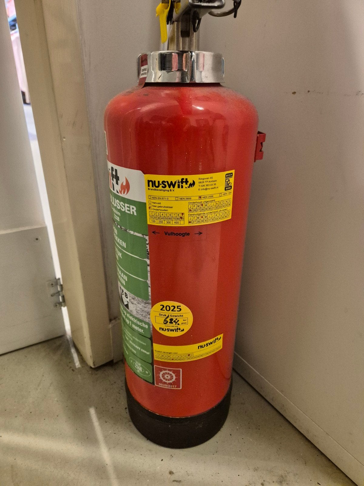Nuswift Brandblusser - Zo goed als nieuw, Ophalen, Zo goed als nieuw