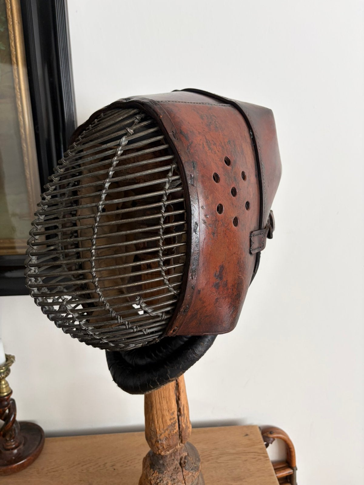 Antiek zeldzaam kendo masker, Ophalen of Verzenden