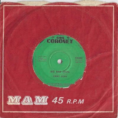 JIMMY DEAN  1961  SUPERSCHIJF !! D1378, Ophalen of Verzenden, Gebruikt, Pop