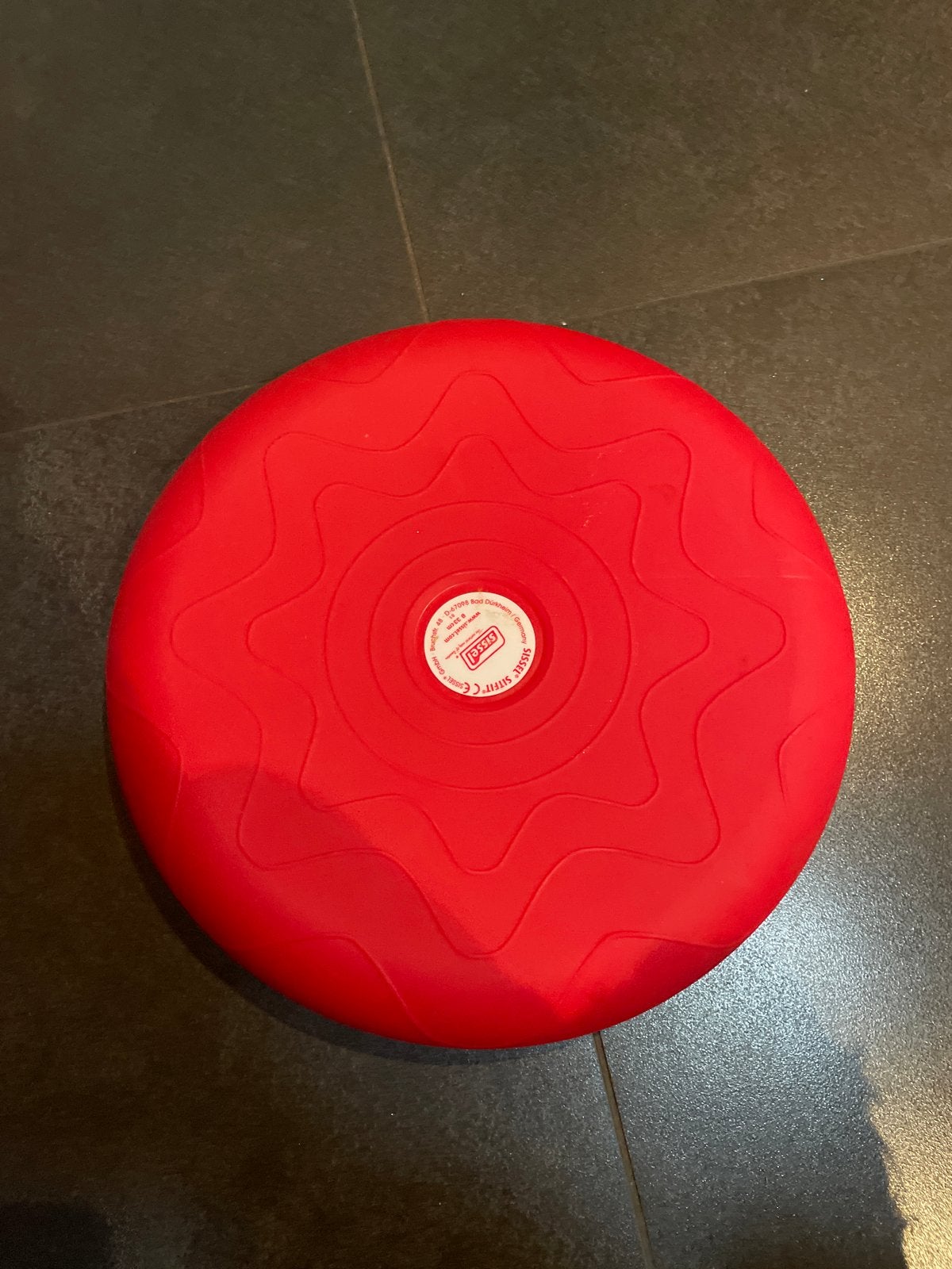 Wobble kussen / Balanskussen rood, Ophalen, Zo goed als nieuw, Buik, Overige typen