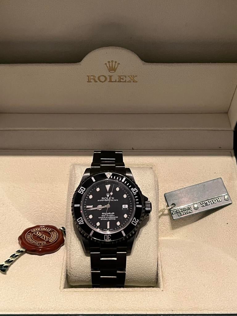 Rolex Sea Dweller Deepsea PVD 16600 2018 Pre owned, Sieraden, Tassen en Uiterlijk, Horloges | Heren, Ophalen, Staal, Polshorloge