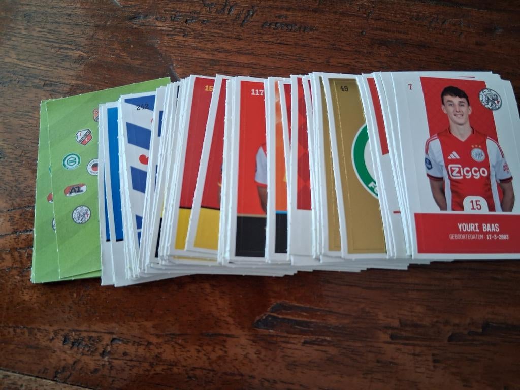 voetbalplaatjes PLUS, Plus, Ophalen