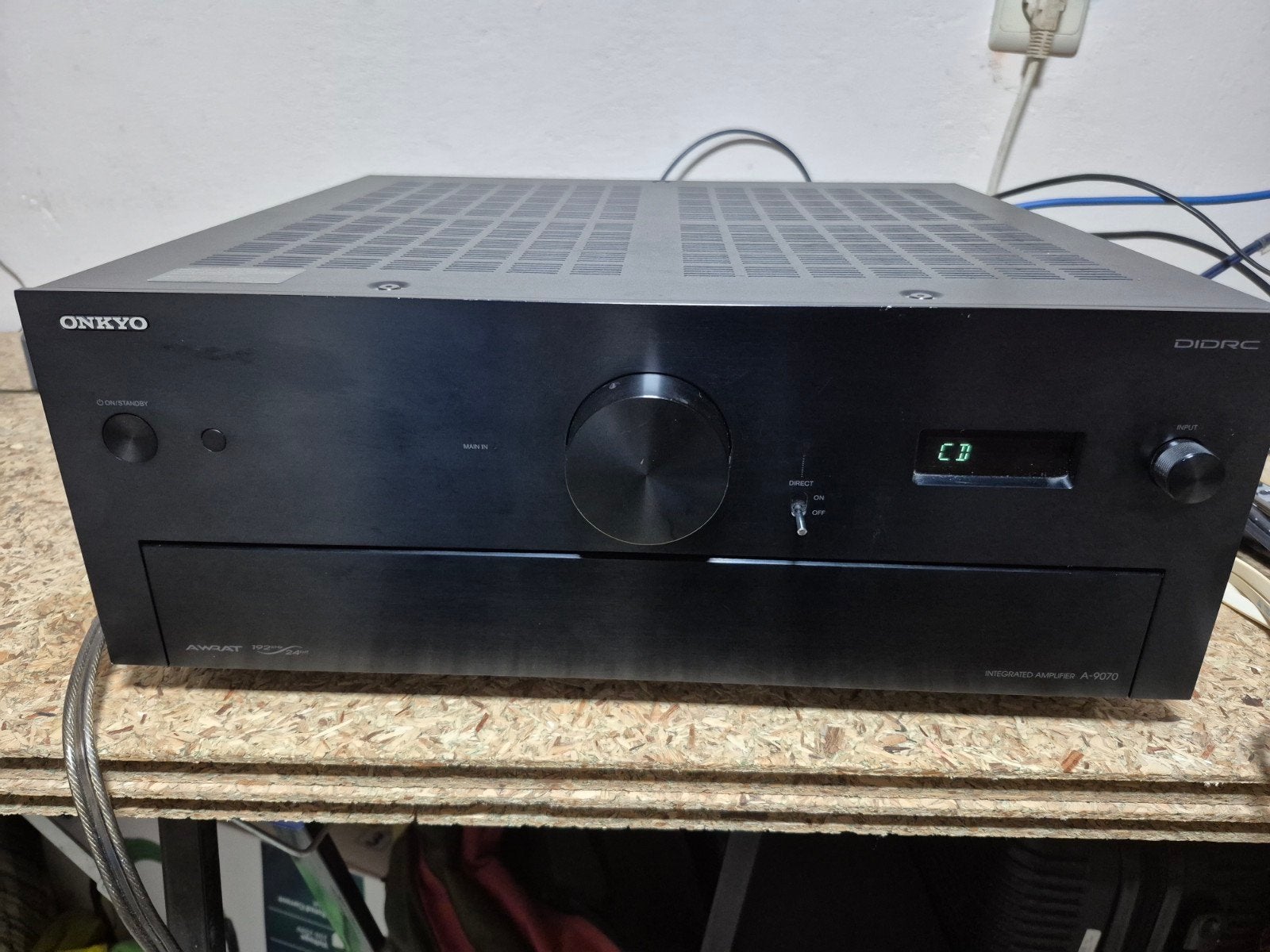 Onkyo A-9070 Geïntegreerde Stereo Versterker, Gebruikt, Ophalen of Verzenden, 120 watt of meer, Stereo