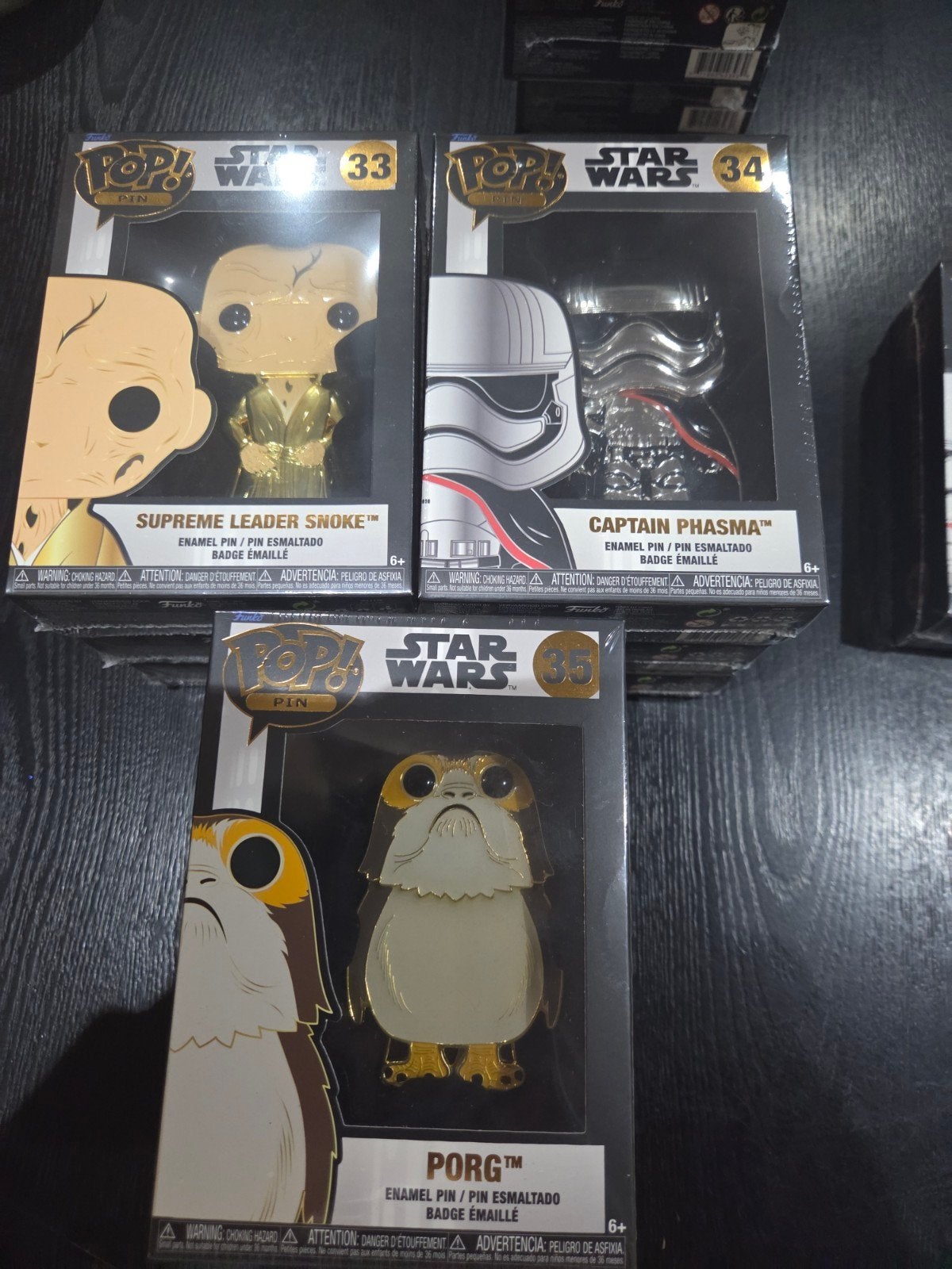Funko pop pin Star Wars set, Ophalen of Verzenden, Nieuw