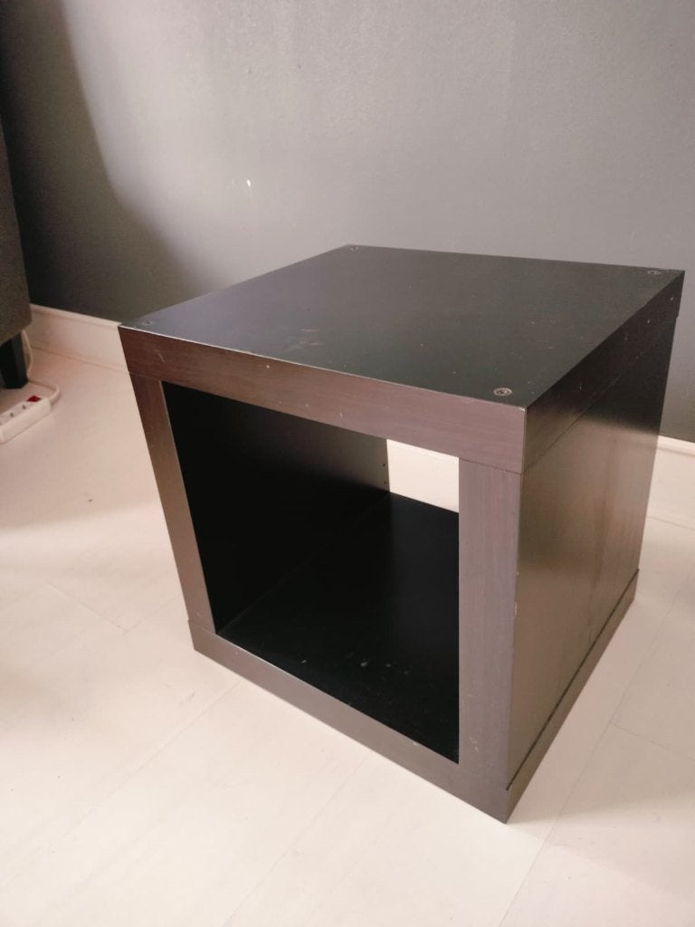 IKEA KALLAX zwart, Ophalen, Gebruikt, 50 tot 100 cm, Minder dan 100 cm