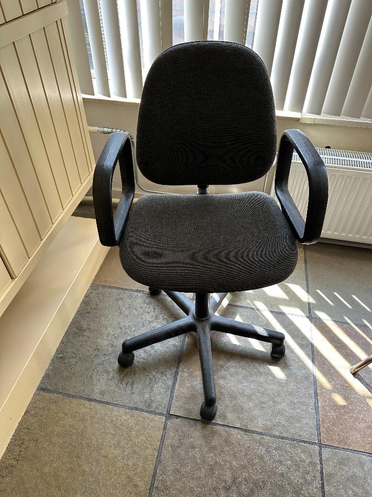 Bureaustoel, Ophalen, Zo goed als nieuw, Grijs, Bureaustoel
