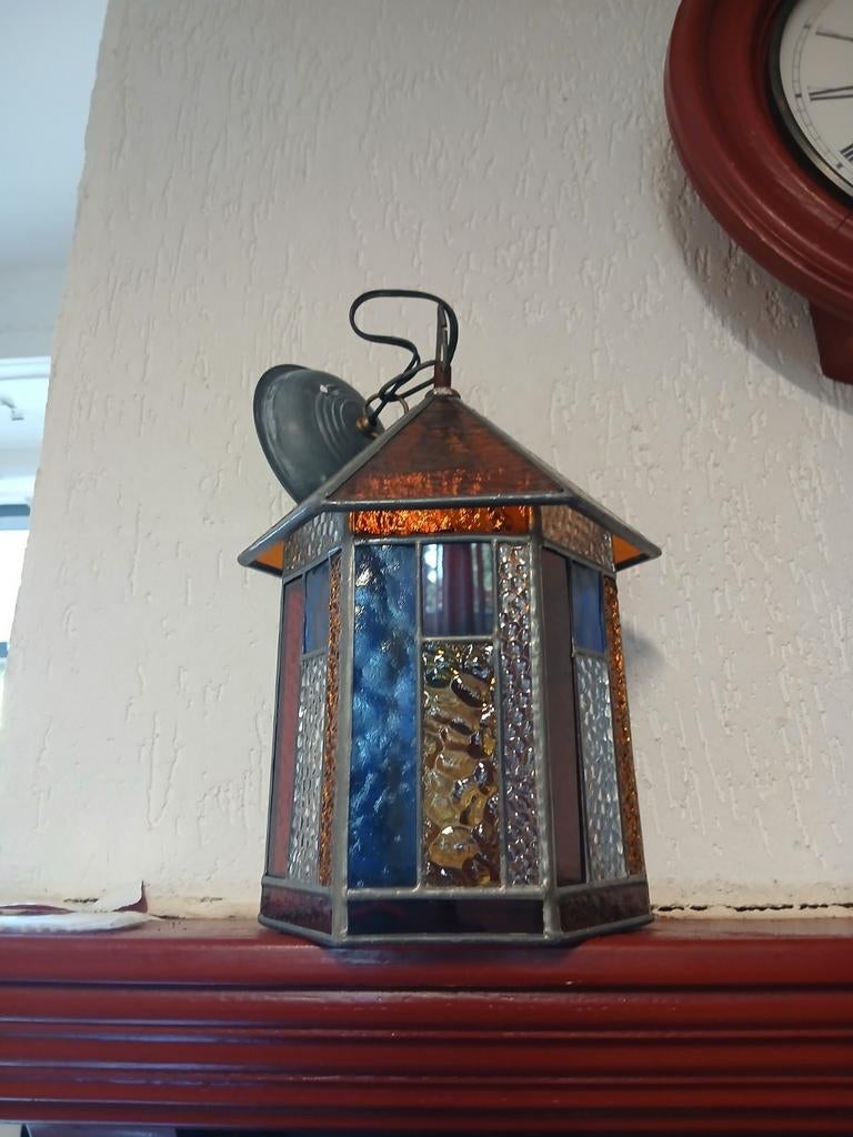 Gang lamp, Huis en Inrichting, Lampen | Hanglampen, Ophalen of Verzenden, Zo goed als nieuw, Glas, Minder dan 50 cm