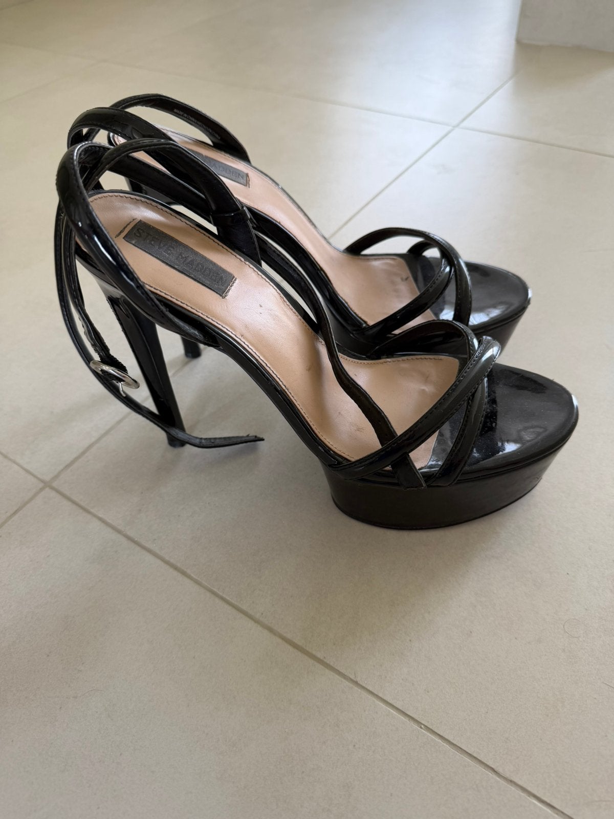Steve madden hakken maat 43, Kleding | Dames, Schoenen, Ophalen of Verzenden, Zo goed als nieuw, Zwart