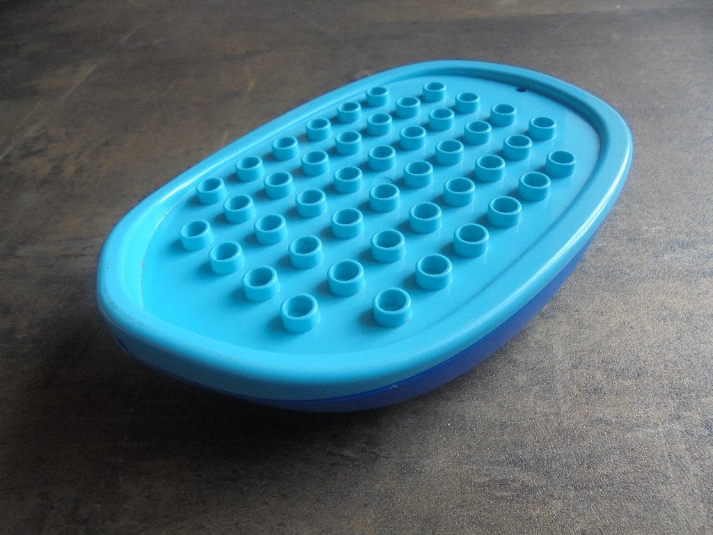 Lego Duplo Boat Hull Unitary 7x12 Base & Top (zie foto's), Ophalen of Verzenden, Gebruikt, Losse stenen, Duplo