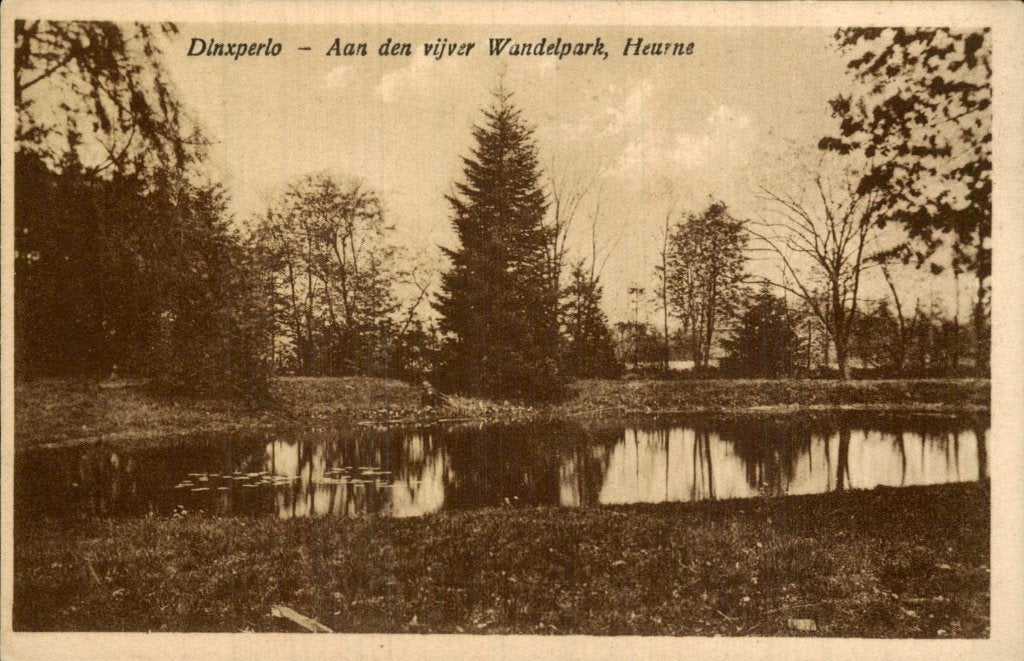 Dinxperlo - Vijver - Wandelpark Heurne, Ophalen of Verzenden, 1920 tot 1940, Ongelopen, Gelderland