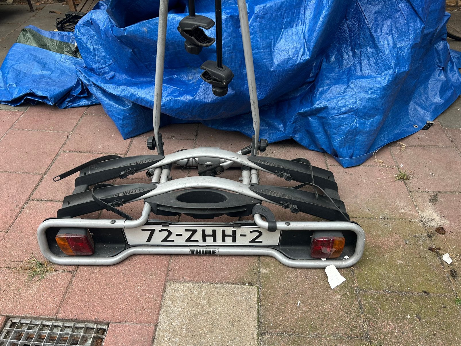Fietsendrager thule, 2 fietsen, Ophalen, Zo goed als nieuw, Trekhaakdrager