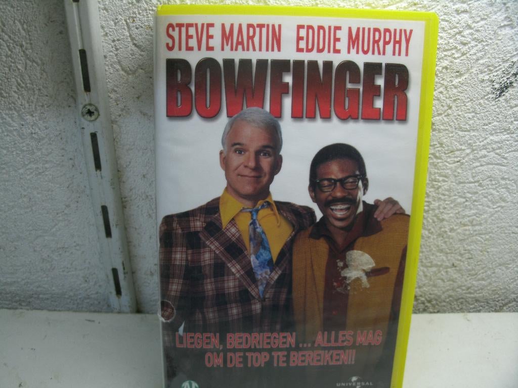 vhs 66b bowfinger liegen en bedriegen alles mag gr, Alle leeftijden, Ophalen of Verzenden, Zo goed als nieuw