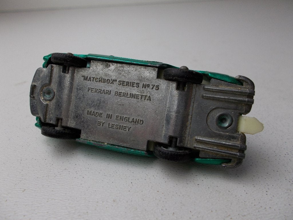 1965 Matchbox Lesney No. 75B FERRARI BERLINETTA (Metallic), Ophalen of Verzenden, Zo goed als nieuw, Auto, Matchbox