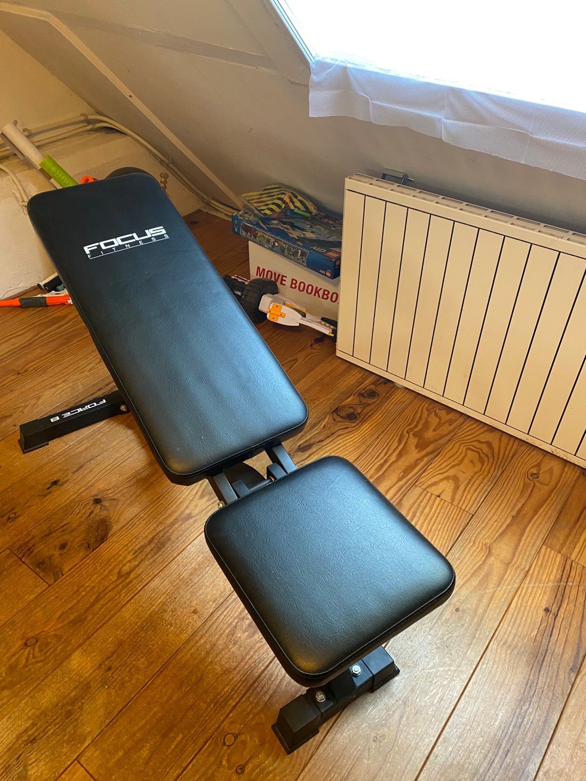 Fitnessbank van het merk Focus Fitness Force 8, Ophalen, Zo goed als nieuw, Fitnessbank
