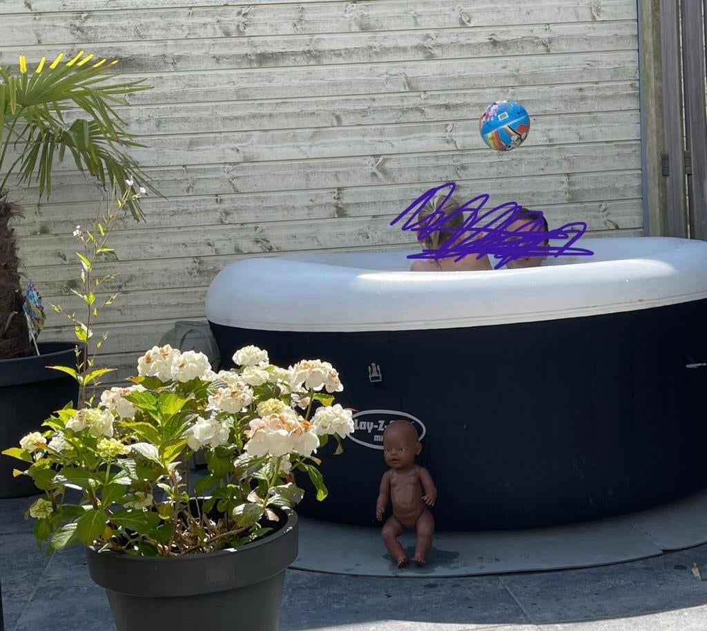 Lay-Z-Spa opblaasbare jacuzzi met pomp, Ophalen, Gebruikt, Filter, Opblaasbaar