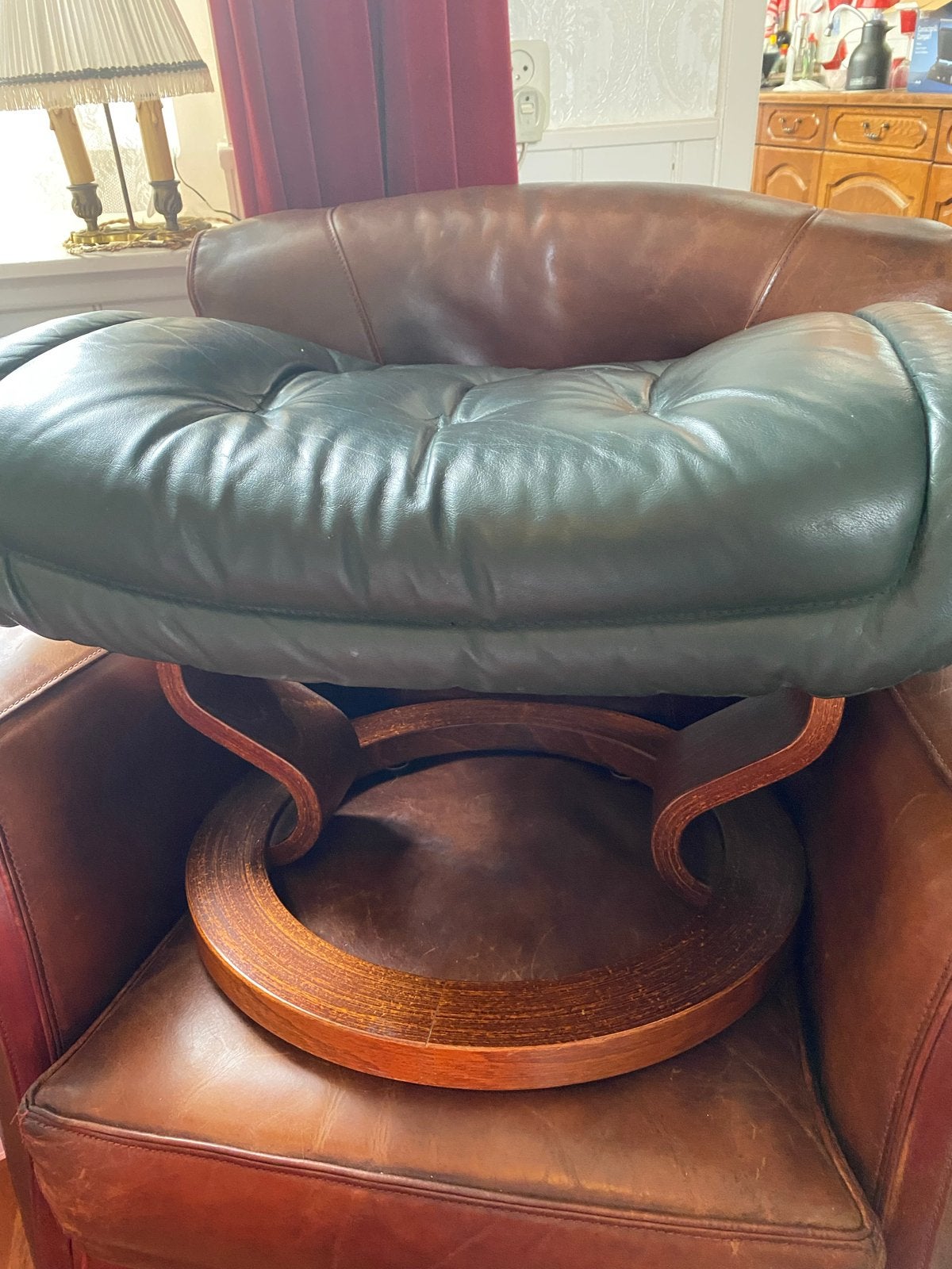 Vintage Space ace voeten bank, Ophalen