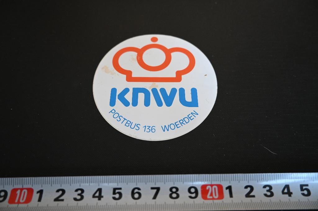 sticker Woerden KNWU  Wielrennen logo  fiets, Ophalen, Zo goed als nieuw, Sticker