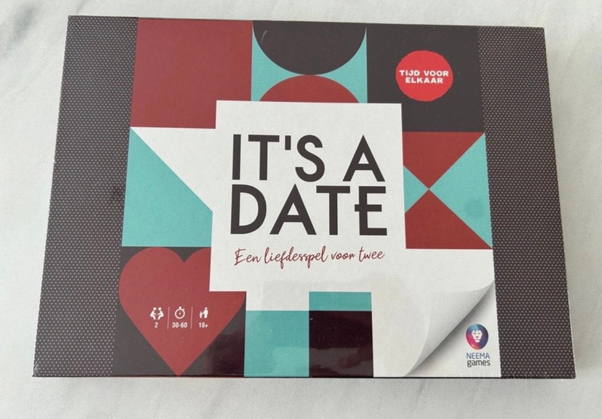 It's a Date - Een liefdesspel voor twee, Een of twee spelers, Ophalen of Verzenden, Zo goed als nieuw