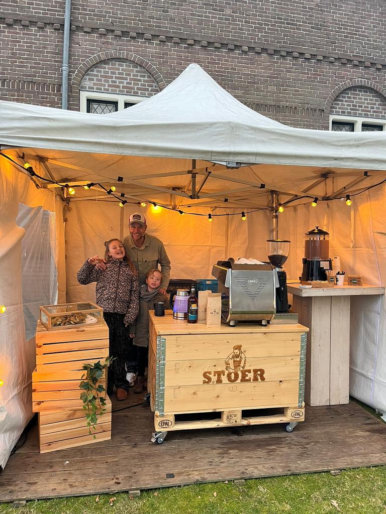 Complete Mobiele Koffiebar met Espressoapparaat, Ophalen of Verzenden, Gebruikt