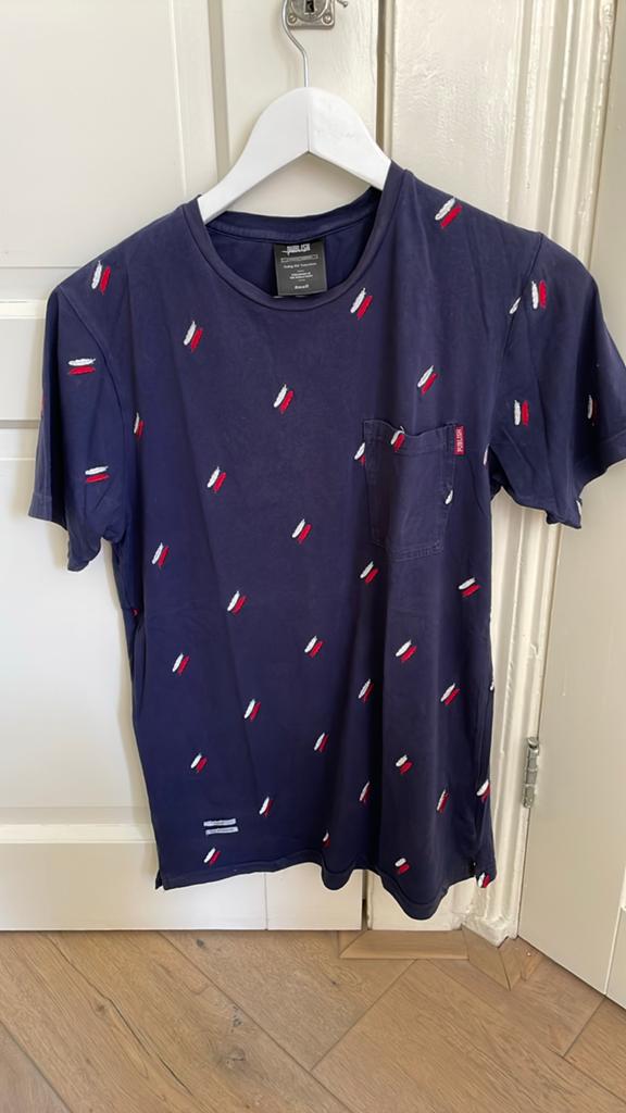 Publish T-shirt maat S - Patta Parra Supreme stijl, Ophalen of Verzenden, Gedragen, Maat 46 (S) of kleiner, Blauw
