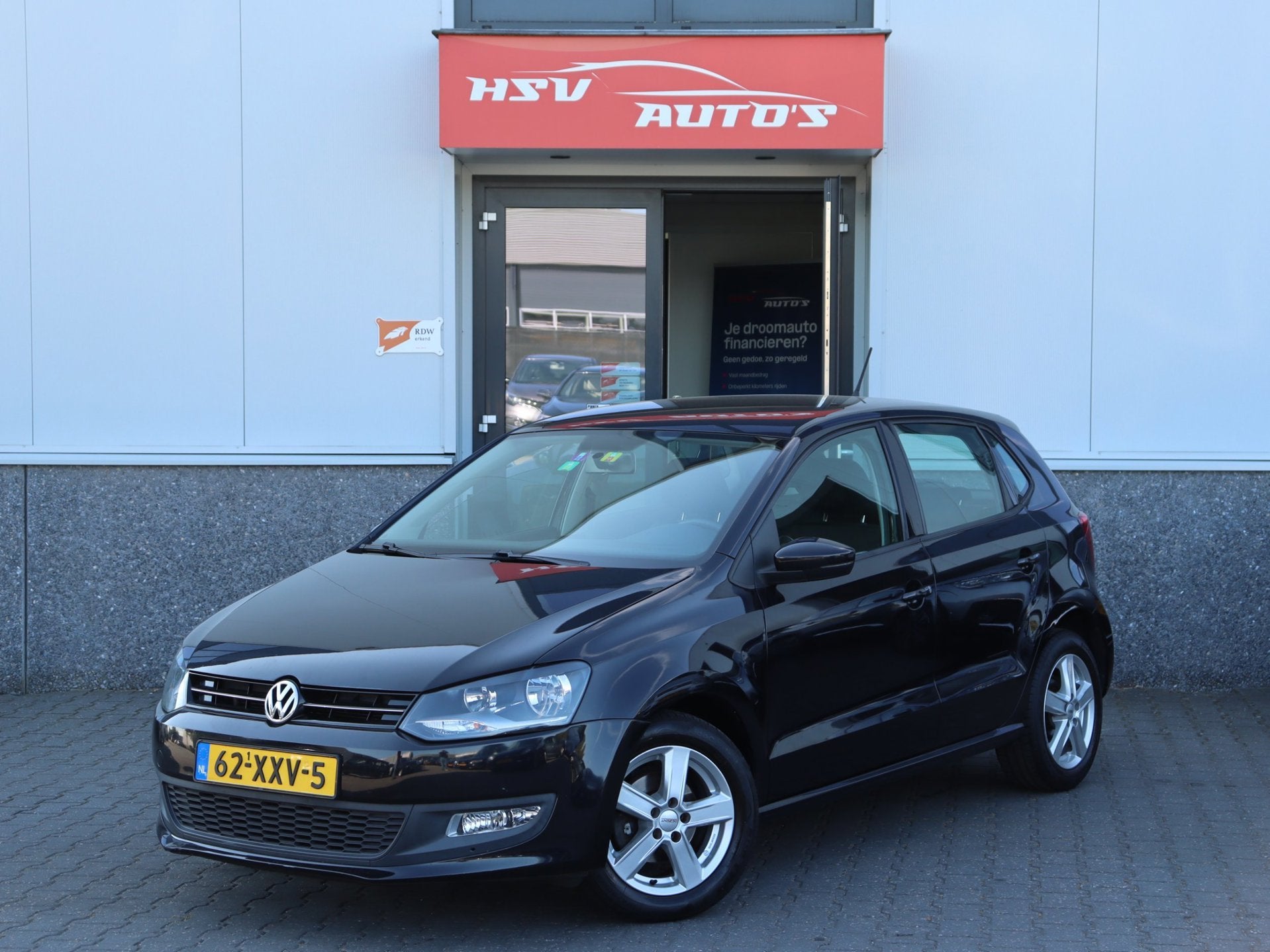 Volkswagen Polo 1.2 TSI BlueMotion Comfort Edition, Auto's, Voorwielaandrijving, Euro 5, 4 cilinders, Zwart