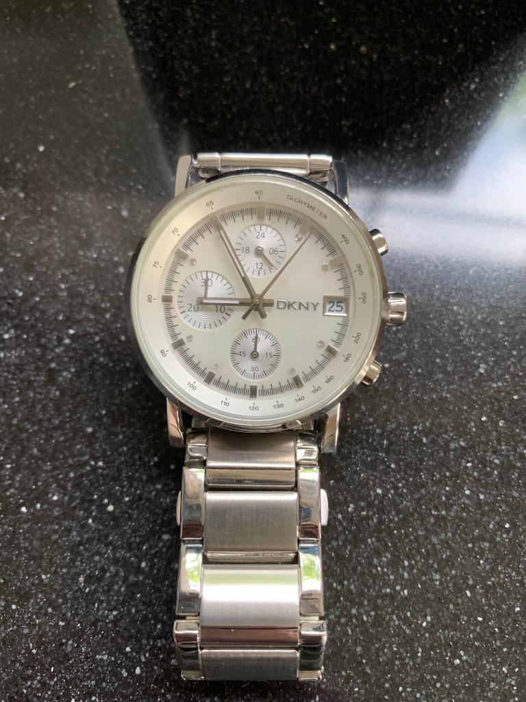 DKNY NY4331 dames horloge, als nieuw, Sieraden, Tassen en Uiterlijk, Horloges | Dames, Staal, Staal, DKNY, Polshorloge