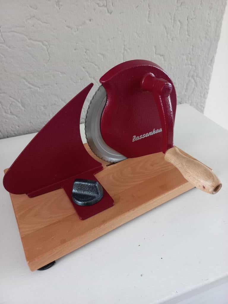 Zassenhaus broodsnijmachine handmatig brood snijmachine, Ophalen, Zo goed als nieuw, Metaal, Snijmachine