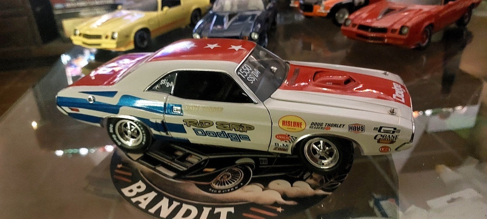 Dodge challenger hemi zeer zeldzaam van s/c met ovp, Ophalen of Verzenden, Zo goed als nieuw