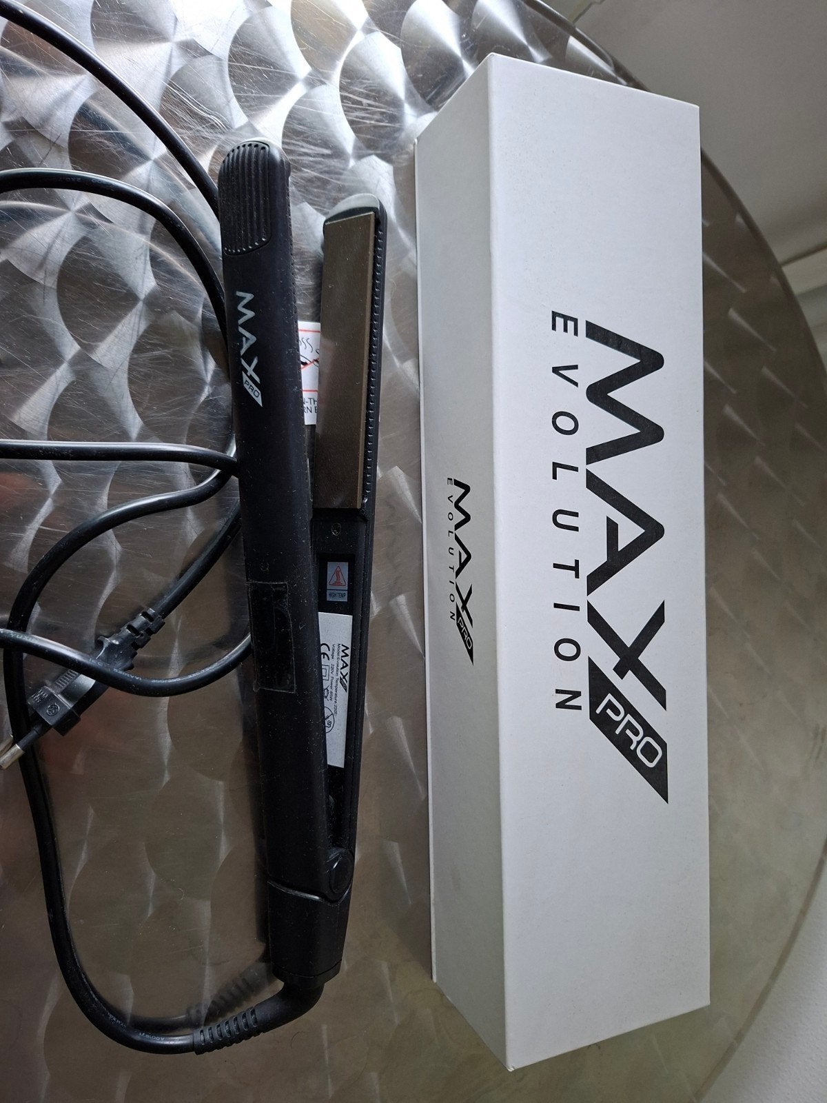 MAX PRO Evolution Stijltang - Zo goed als nieuw, Sieraden, Tassen en Uiterlijk, Uiterlijk | Haarverzorging, Ophalen of Verzenden
