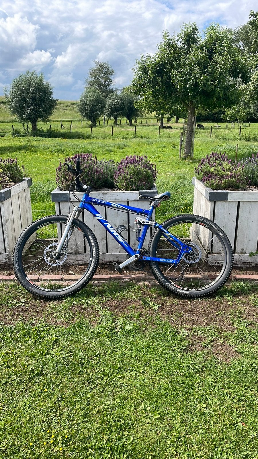 Mountainbike NRS, Fietsen en Brommers, Fietsen | Mountainbikes en ATB, Zo goed als nieuw, Heren, Giant, 45 tot 49 cm, Fully, Schijfrem