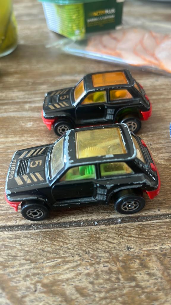 3 Majorette Motor modellen 2 x Renault 5 Turbo & BMW Alpina, Ophalen of Verzenden, Gebruikt, Auto