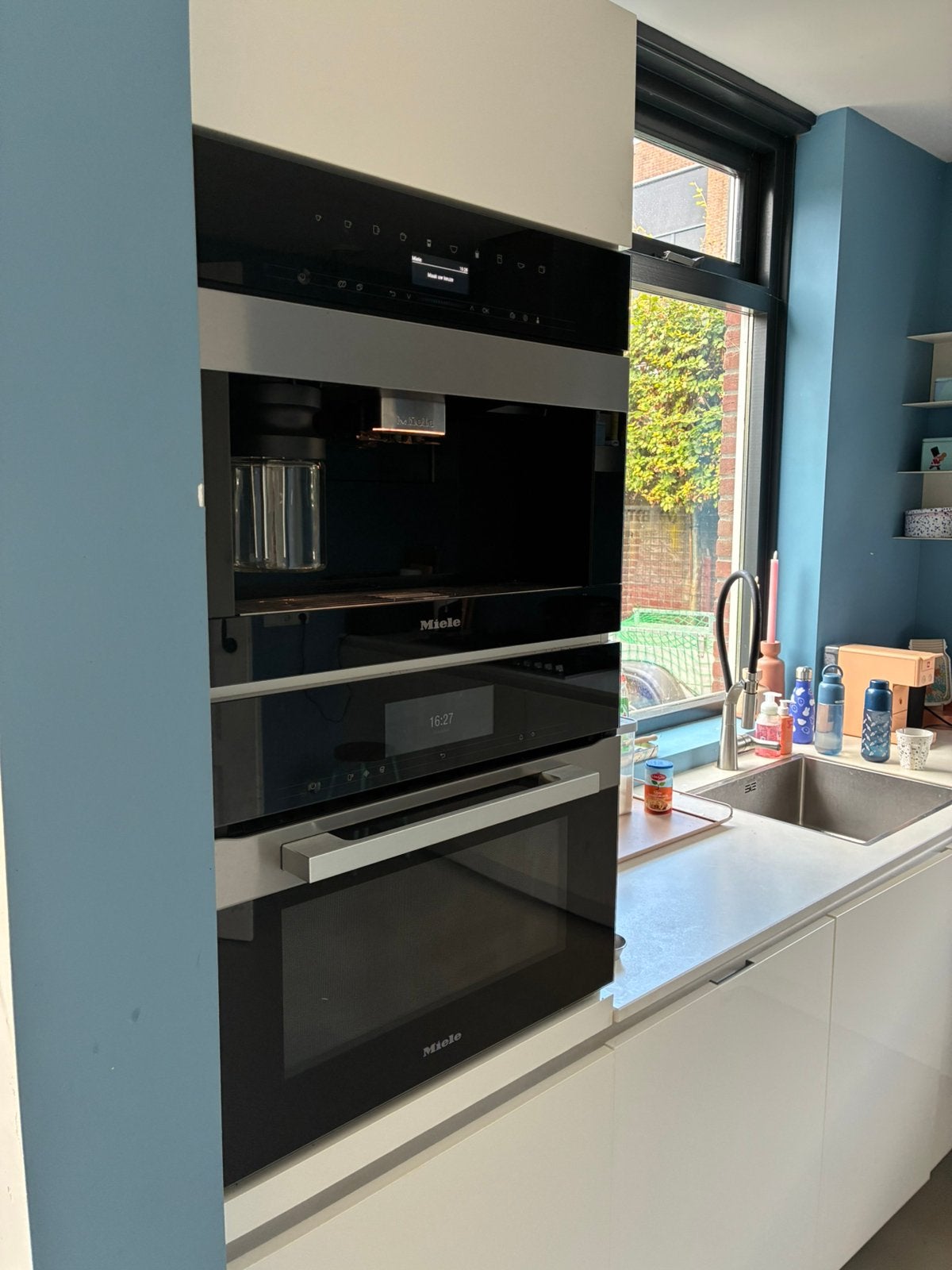 Miele CVA 7440 inbouw koffiemachine bijna nieuw, Witgoed en Apparatuur, Koffiezetapparaten, 10 kopjes of meer, Koffiemachine, Zo goed als nieuw