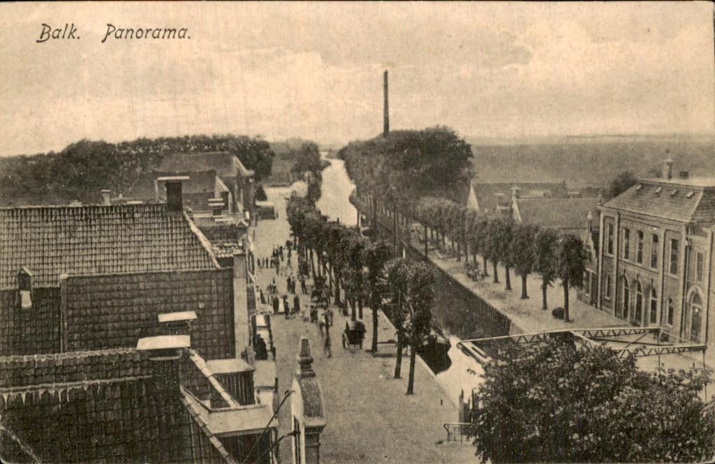 Balk - Panorama - Overzicht, Ophalen of Verzenden, Voor 1920, Gelopen, Friesland