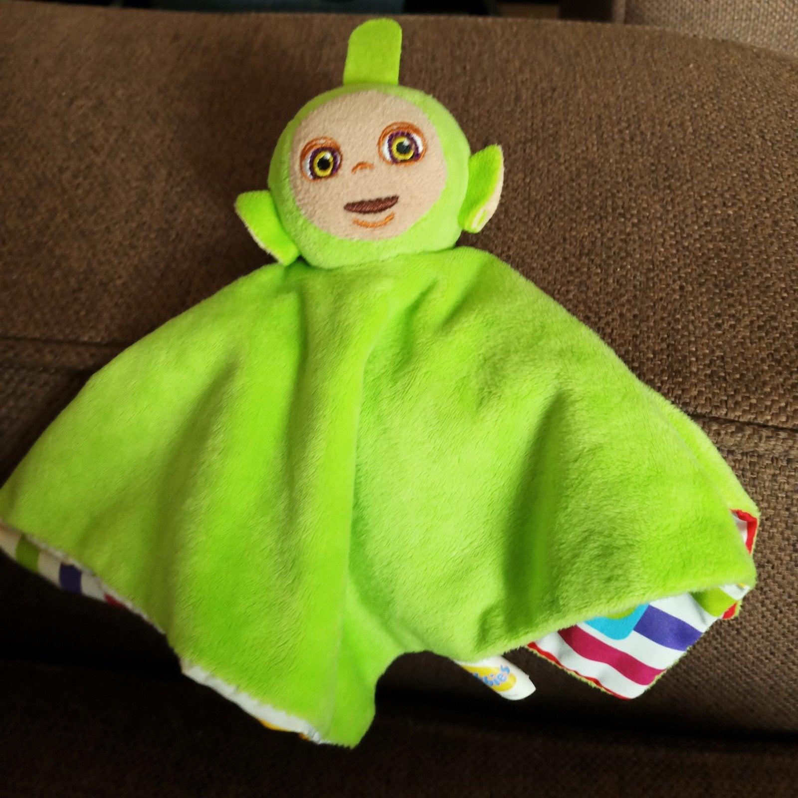 Teletubbies Dipsey. Groene teletubbie kroeldoek., Groen, Overige merken, Overige karakters, Ophalen of Verzenden