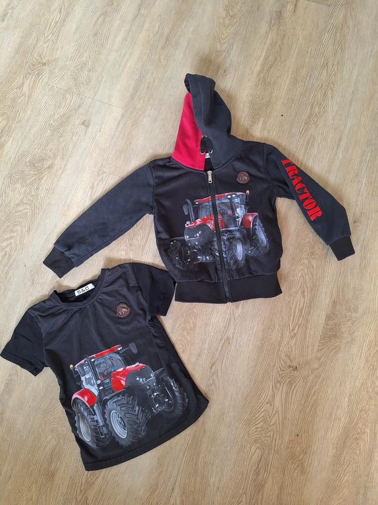Rode case trekker shirt en vest, Ophalen of Verzenden, Gebruikt, Jongen, Setje